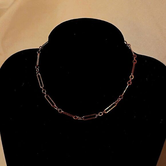 Paperclip BRACELET, Stamped 925, Gold Plated, NWOT! - Picture 3 of 7